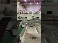 Jalur linier rel panduan tertutup penuh dengan rantai tarik terintegrasi